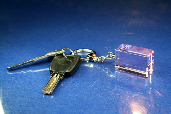 YAC007PK キーホルダーキューブ ピンク 【特価】