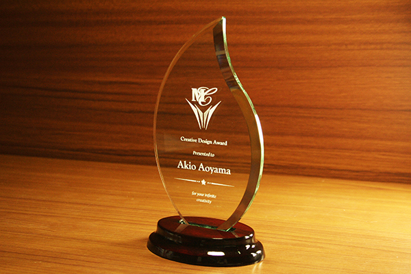 YTR047　トロフィー ピアノウッド 11フォルム