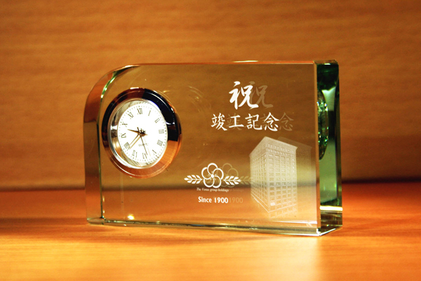 YOB073 FLコーナーカット時計 【特価】