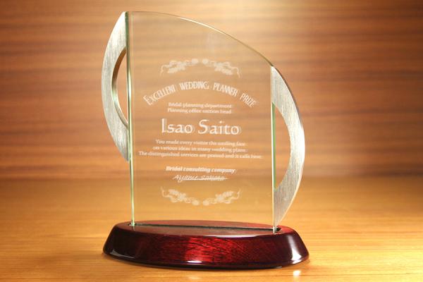 YTR027　トロフィー ピアノウッド 4フォルム