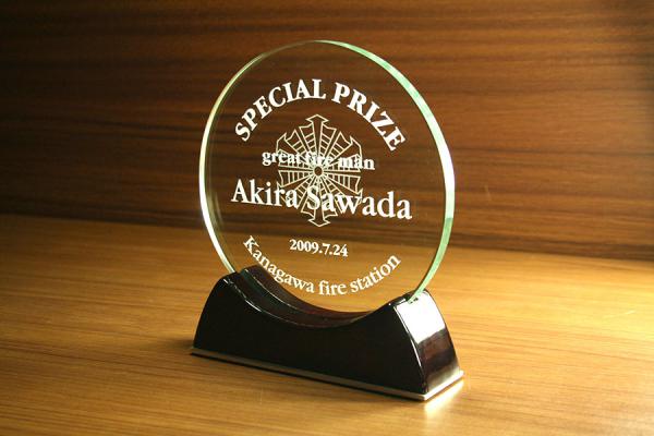 YTR025　トロフィー ピアノウッド 2フォルム