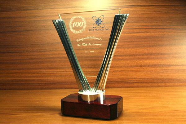 YTR045　トロフィー ピアノウッド 7フォルム