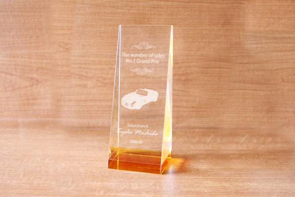 YTR086 トロフィー カラーボトムアワード ゴールド