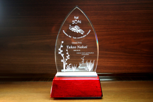 YTR054 トロフィー ピアノウッド 17フォルム 【特価】